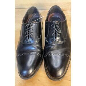 Florsheim Men's Shoes Lexington Cap Toe Black Leather Lace Up Dressy 10D